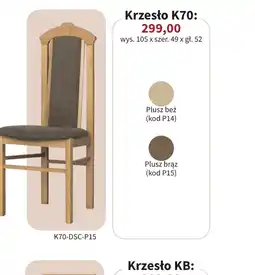 Meble Bodzio Krzesło oferta