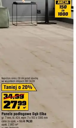 OBI Panele podłogowe oferta