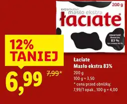 Lidl Masło Łaciate oferta