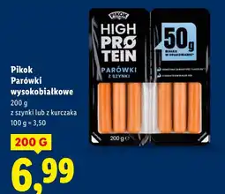 Lidl Parówki oferta