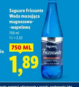 Lidl Woda mineralna Saguaro oferta