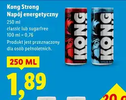 Lidl Napój energetyczny Kong Strong oferta