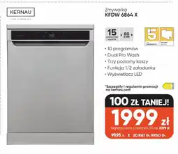 Max Elektro Kernau Zmywarka KFDW 6864 X oferta