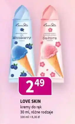 Drogerie Polskie Love Skin kremy do rąk oferta