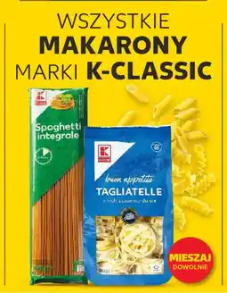 Kaufland Wszystkie makarony marki k-classic oferta