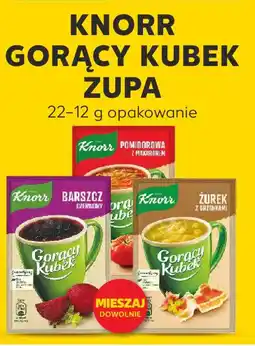 Kaufland Knorr gorący kubek zupa oferta