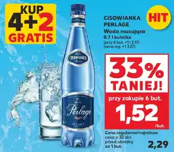Kaufland CISOWIANKA Perlage Woda musująca oferta