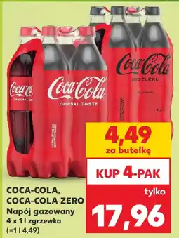 Kaufland Coca-cola, coca-cola zero napój gazowany oferta