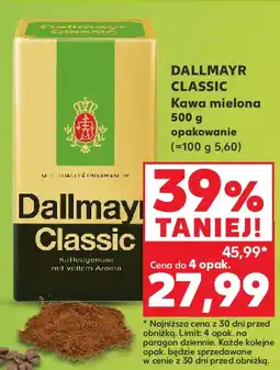 Kaufland Dallmayr classic kawa mielona oferta