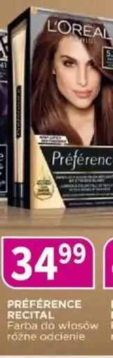 Drogerie Polskie L'Oréal Préférence Recital oferta