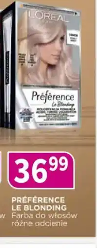 Drogerie Polskie L'Oreal Préférence Le Blonding oferta