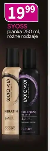 Drogerie Polskie Syoss pianka oferta