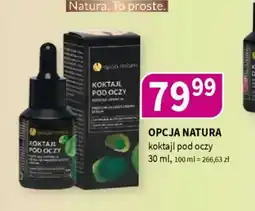 Drogerie Polskie Opcja Natura koktajl pod oczy oferta