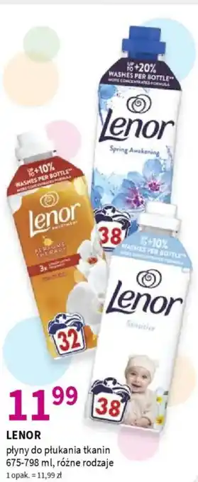 Lenor płyny do płukania tkanin