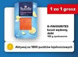 Kaufland K-FAVOURITES łosoś wędzony, dziki oferta