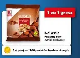 Kaufland K-CLASSIC Migdały całe, 200g oferta