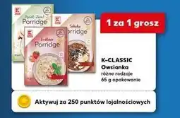 Kaufland K-CLASSIC Owsianka, różne rodzaje, 65g oferta