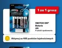 Kaufland SWITCH ON Baterie AA 4 sztuki opakowanie oferta