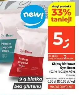 Dealz GymBeam Chipsy białkowe (Protein chips, Protein popped chips) oferta