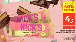 Dealz Czekoladowa babeczka z masłem orzechowym Nick's 30g oferta