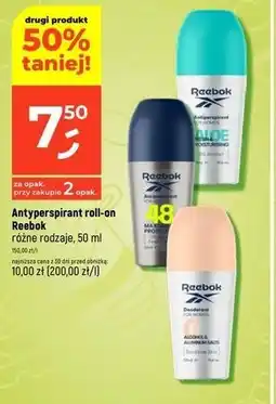 Dealz Antyperspirant roll-on Reebok różne rodzaje, 50 ml oferta