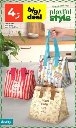 Dealz Torba na lunch (różne wzory) oferta