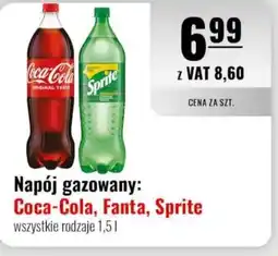 Eurocash Napój gazowany Coca-Cola, Fanta, Sprite oferta