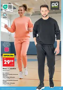 Biedronka Spodnie dresowe Go Active oferta