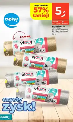 Dealz Worki na śmieci Vigo oferta
