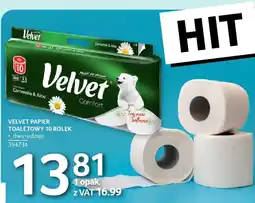 Selgros Velvet papier toaletowy oferta