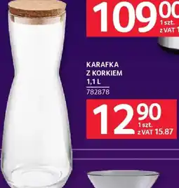 Selgros Karafka z korkiem oferta