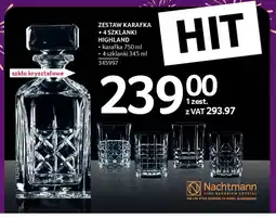 Selgros Zestaw karafka + 4 szklanki Highland oferta