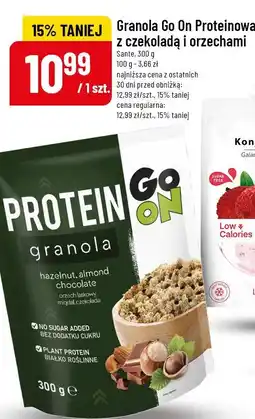 Polomarket Granola Go On Proteinowa z czekoladą i orzechami oferta