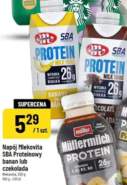 Polomarket Napój Mlekovita SBA Proteinowy banan lub czekolada oferta