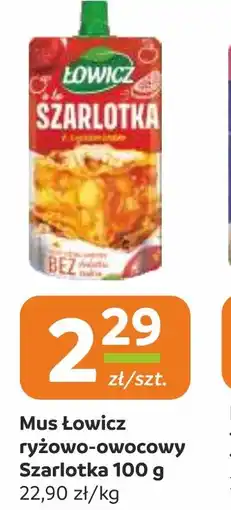Gama Mus Lowicz ryżowo-owocowy Szarlotka oferta