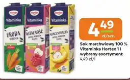 Gama Hortex Sok marchwiowy 100% Vitaminka oferta
