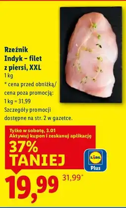 Lidl Indyk - filet z piersi, XXL oferta