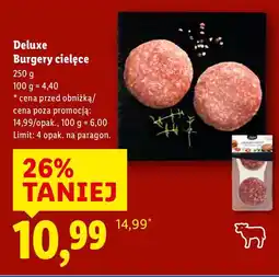 Lidl Burgery cielęce oferta