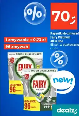 Dealz Fairy Kapsułki do zmywarek oferta