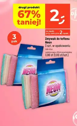 Dealz Zmywak do teflonu Neon oferta