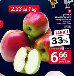 Selgros Jabłka Szampion oferta