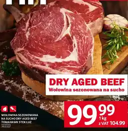 Selgros Wołowina sezonowana na sucho Dry Aged Beef Tomahawk Stek Luz oferta