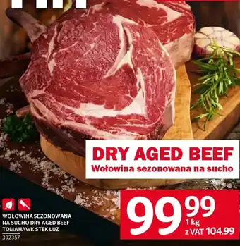 Wołowina sezonowana na sucho Dry Aged Beef Tomahawk Stek Luz