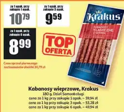 Auchan Krakus Kabanosy wieprzowe oferta