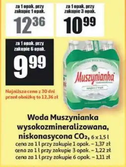 Auchan Muszynianka woda oferta