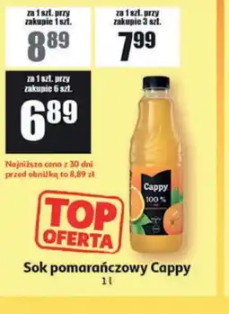 Auchan Sok pomarańczowy Cappy oferta