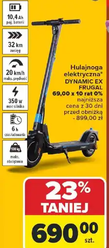 Carrefour Hulajnoga elektryczna Dynamic EX Frugal oferta