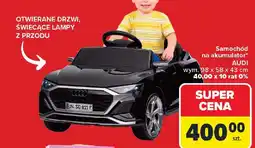 Carrefour Samochód na akumulator Audi oferta