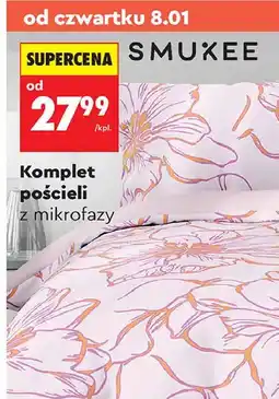 Biedronka Pościel z mikrofazy 160 x 200 cm + 2 70 80 Smukee oferta