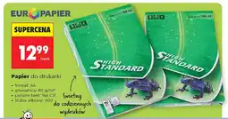 Biedronka Papier ksero a4 Europapier oferta